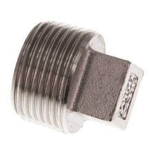 Bouchon R3/4'' en acier inoxydable avec carré extérieur 16bar (224.8psi) [2 pièces].