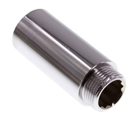 G 3/4'' F/M Laiton chromé Prolongation DIN 3523 - 65 mm