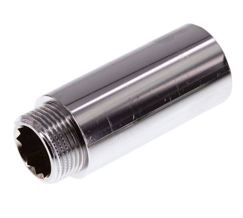 G 3/4'' F/M Laiton chromé Prolongation DIN 3523 - 65 mm