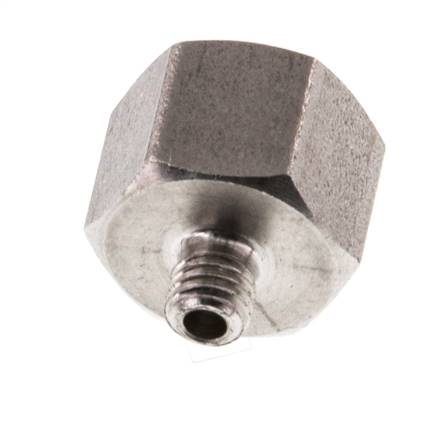 G 1/8'' x M5 F/M Bague réductrice en acier inoxydable 40 Bar