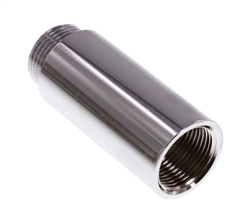 G 3/4'' F/M Laiton chromé Prolongation DIN 3523 - 65 mm