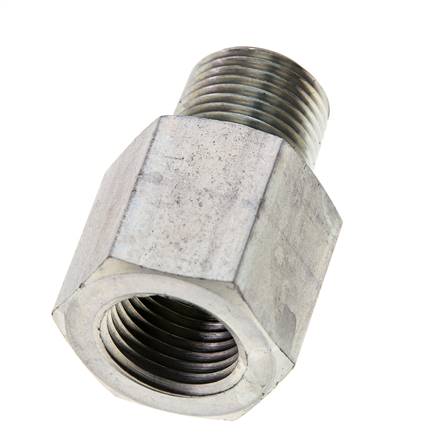 1/2'' NPT x 1/2'' NPT M/F Acier zingué Extension 345 Barre - Hydraulique