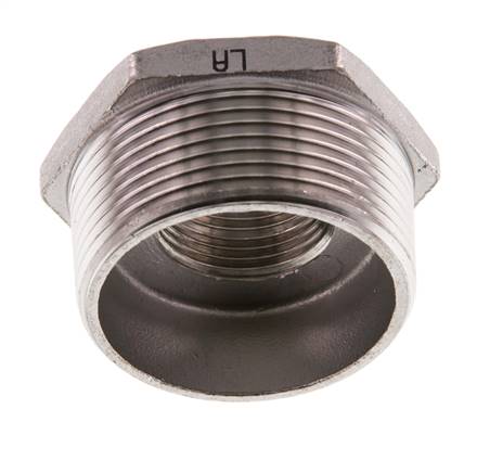 R 1 1/2'' x Rp 1/4'' M/F Anneau réducteur en acier inoxydable 16 Bar