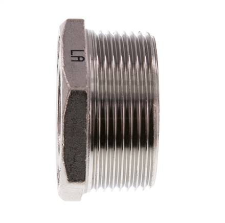 R 1 1/2'' x Rp 1/4'' M/F Anneau réducteur en acier inoxydable 16 Bar
