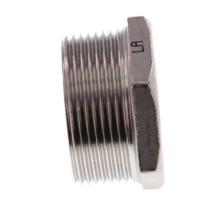 R 1 1/2'' x Rp 1/4'' M/F Anneau réducteur en acier inoxydable 16 Bar