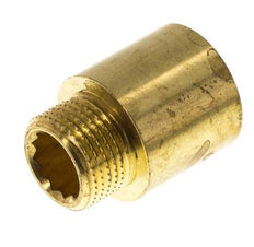 G 3/8'' F/M Prolongateur en laiton DIN 3523 - 20 mm [2 Pièces].
