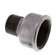 R 1'' x Rp 1 1/2'' M/F Bague réductrice en fonte zinguée 25 Bar