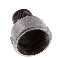 R 1'' x Rp 1 1/2'' M/F Bague réductrice en fonte zinguée 25 Bar