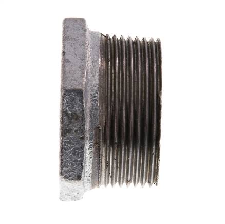 R 1 1/2'' x Rp 1/2'' M/F Anneau réducteur en fonte zinguée 25 Bar [2 Pièces]