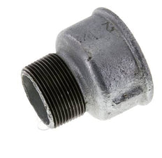 R 1 1/2'' x Rp 2'' M/F Bague réductrice en fonte zinguée 25 Bar