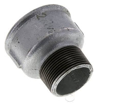 R 1 1/2'' x Rp 2'' M/F Bague réductrice en fonte zinguée 25 Bar