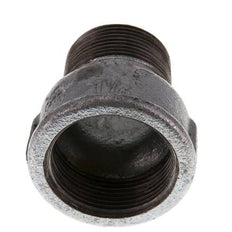 R 1 1/4'' x Rp 1 1/2'' M/F Bague réductrice en fonte zinguée 25 Bar