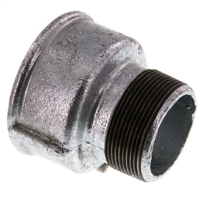 R 2'' x Rp 2 1/2'' M/F Bague réductrice en fonte zinguée 25 Bar