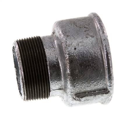 R 2'' x Rp 2 1/2'' M/F Bague réductrice en fonte zinguée 25 Bar