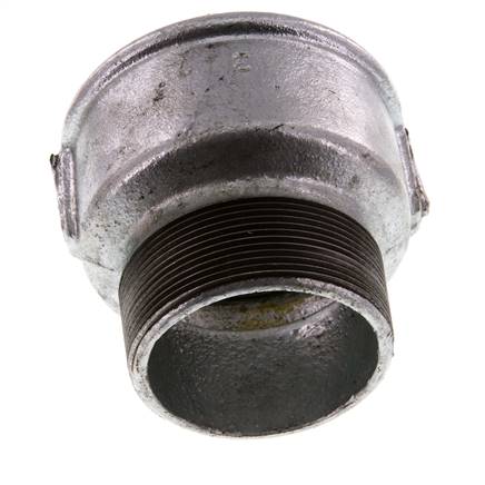 R 2 1/2'' x Rp 3'' M/F Bague réductrice en fonte zinguée 25 Bar