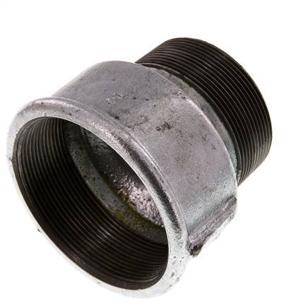 R 2 1/2'' x Rp 3'' M/F Bague réductrice en fonte zinguée 25 Bar