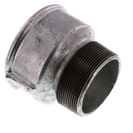 R 2 1/2'' x Rp 3'' M/F Bague réductrice en fonte zinguée 25 Bar