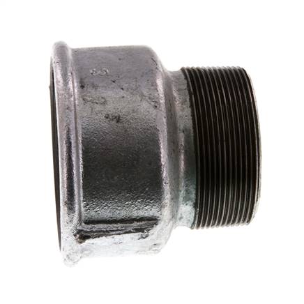 R 2 1/2'' x Rp 3'' M/F Bague réductrice en fonte zinguée 25 Bar