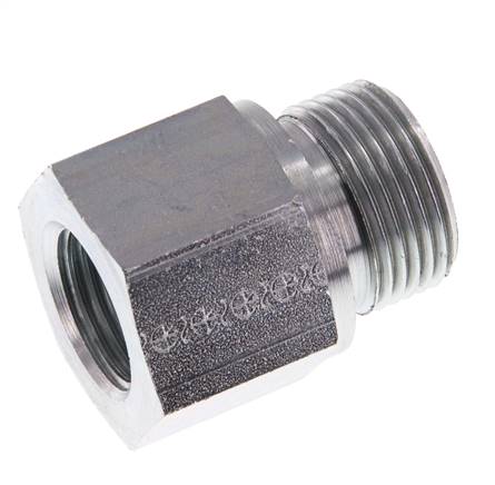 Adaptateur réducteur en acier zingué G 3/4'' x G 1/2'' M/F 400 Bar - Hydraulique