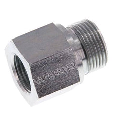 Adaptateur réducteur en acier zingué G 3/4'' x G 1/2'' M/F 400 Bar - Hydraulique