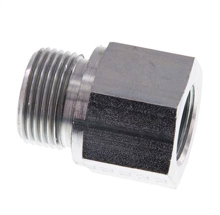 Adaptateur réducteur en acier zingué G 3/4'' x G 1/2'' M/F 400 Bar - Hydraulique