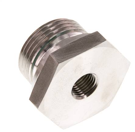 Adaptateur réducteur G 1'' x G 1/4'' M/F en acier inoxydable 400 Bar - Hydraulique