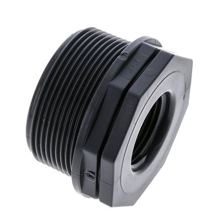 Bague De Réduction G1'' Femelle x G2'' Mâle Polypropylène (pp) 10bar (140.5psi) FDA 65mm Hex
