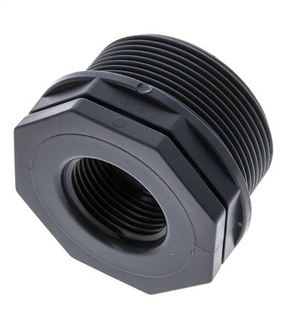 Bague De Réduction G1'' Femelle x G2'' Mâle Polypropylène (pp) 10bar (140.5psi) FDA 65mm Hex