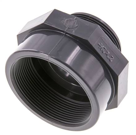 Adaptateur de réduction G2'' mâle x Rp2 1/2'' femelle PVC-U 16bar (224.8psi) EN 1452-3