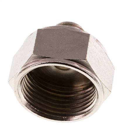 Adaptateur réducteur R1/4'' mâle x Rp3/4'' femelle Laiton nickelé 16bar (224.8psi)