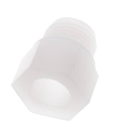 Bague De Réduction G3/8'' Femelle x G1/2'' Mâle PVDF 10bar (140.5psi) FDA 27mm Hex