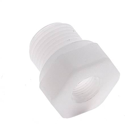 Bague De Réduction G1/8'' Femelle x G3/8'' Mâle Polypropylène (pp) 10bar (140.5psi) FDA 22mm Hex