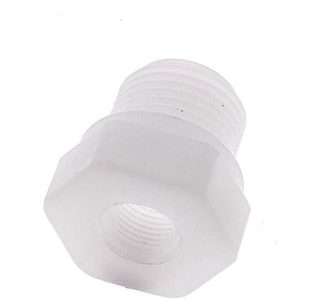 Bague De Réduction G1/8'' Femelle x G3/8'' Mâle Polypropylène (pp) 10bar (140.5psi) FDA 22mm Hex