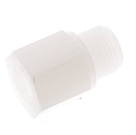 Bague De Réduction G1/4'' Femelle x G3/8'' Mâle PVDF 10bar (140.5psi) FDA 22mm Hex