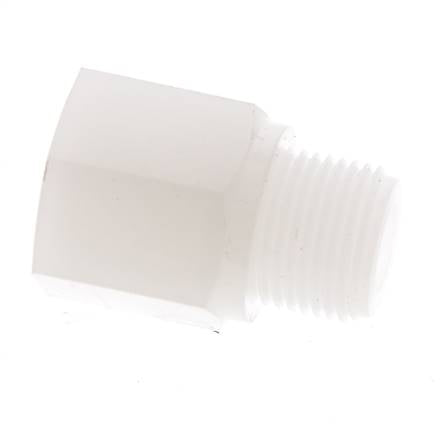 Bague De Réduction G1/4'' Femelle x G3/8'' Mâle PVDF 10bar (140.5psi) FDA 22mm Hex