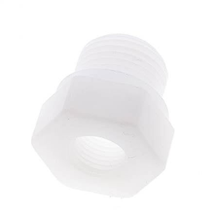 Bague De Réduction G1/4'' Femelle x G1/2'' Mâle Polypropylène (pp) 10bar (140.5psi) FDA 27mm Hex