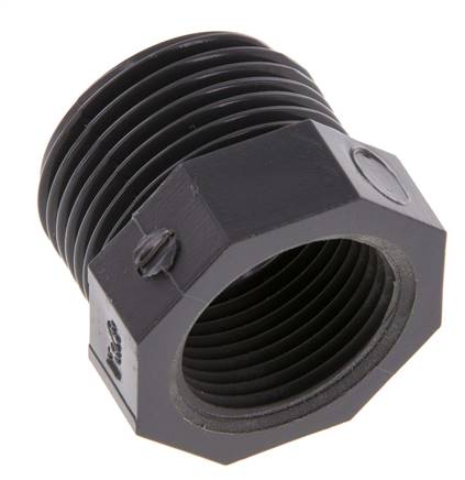 Bague réductrice Rp1'' Femelle x G1'' Mâle PVC-U 16bar (224.8psi) EN 1452-3 [5 Pièces]