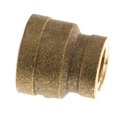 Douille ronde en laiton G 3/8'' x G 1/4'' 16 Barres [2 Pièces].