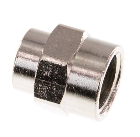 Douille en laiton nickelé G 1/4'' x G 1/8'' 16 Bar [5 Pièces].