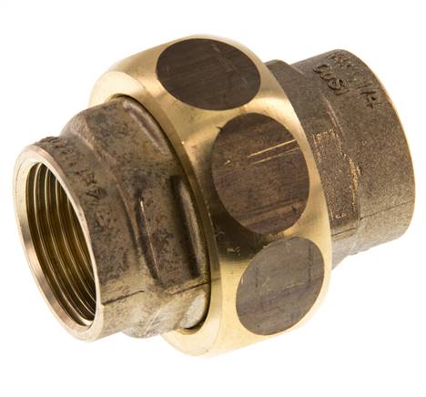 Union Connecteur Droit Rp3/4'' Femelle Laiton Joint Plat Centellen 16bar (224.8psi)