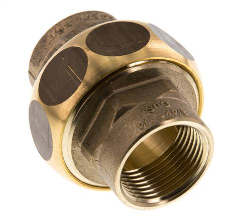 Union Connecteur Droit Rp3/4'' Femelle Laiton Joint Plat Centellen 16bar (224.8psi)