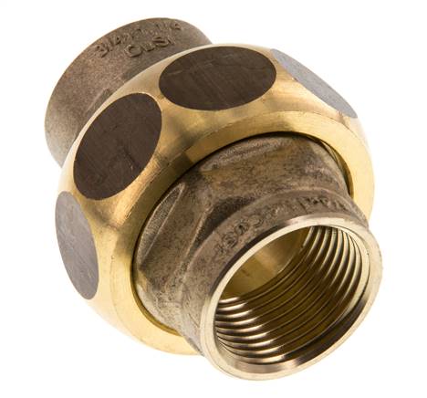Union Connecteur Droit Rp3/4'' Femelle Laiton Joint Plat Centellen 16bar (224.8psi)