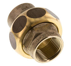 Union Connecteur Droit Rp3/4'' Femelle Laiton Joint Plat Centellen 16bar (224.8psi)