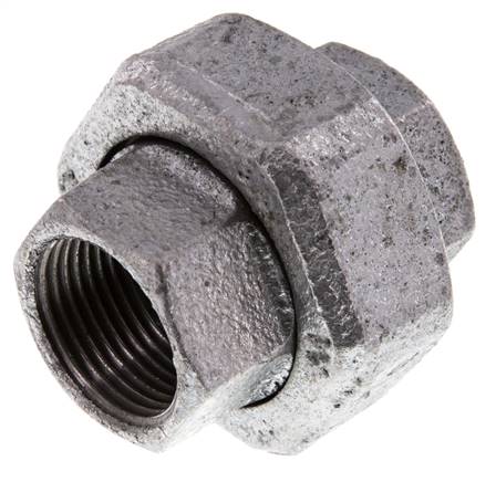 Union Connecteur Droit Rp3/4'' Femelle Fonte Joint Plat 25bar (351.25psi)
