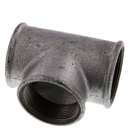Té en fonte zingué Rp 2'' 25 Bar