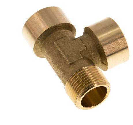 Té en laiton R 3/4'' x G 3/4'' M/F 16 Bar
