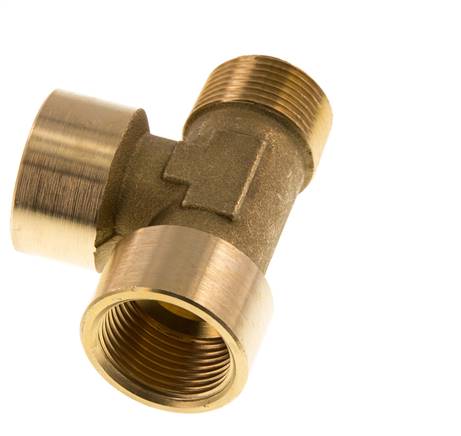Té en laiton R 3/4'' x G 3/4'' M/F 16 Bar