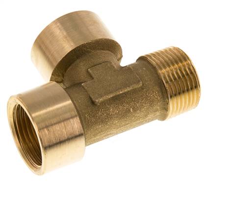Té en laiton R 3/4'' x G 3/4'' M/F 16 Bar