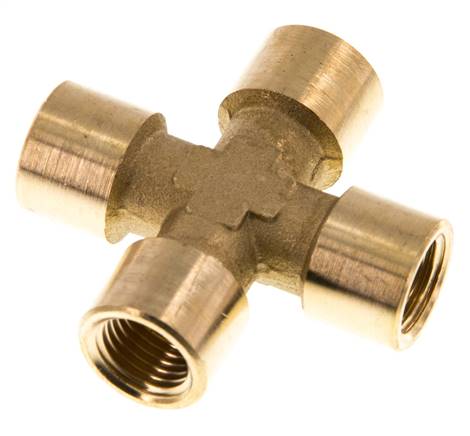 G Croix femelle 1/4'' en laiton 16 Bar