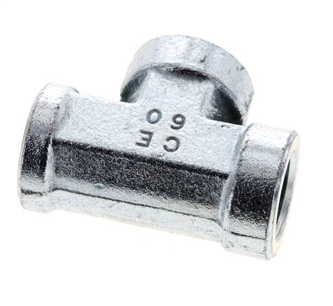 Raccord en T 1/2'' NPT Femelle Acier Haute Pression 210bar (2950.5psi)